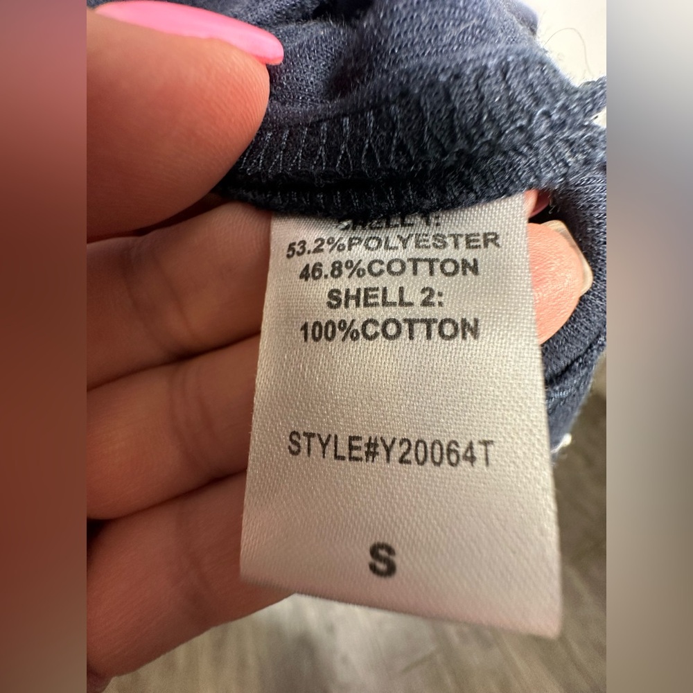 Tuckernuck Pomander Place Navy Charlotte Terry Minimalist Dress Size Small - Picture 14 of 17